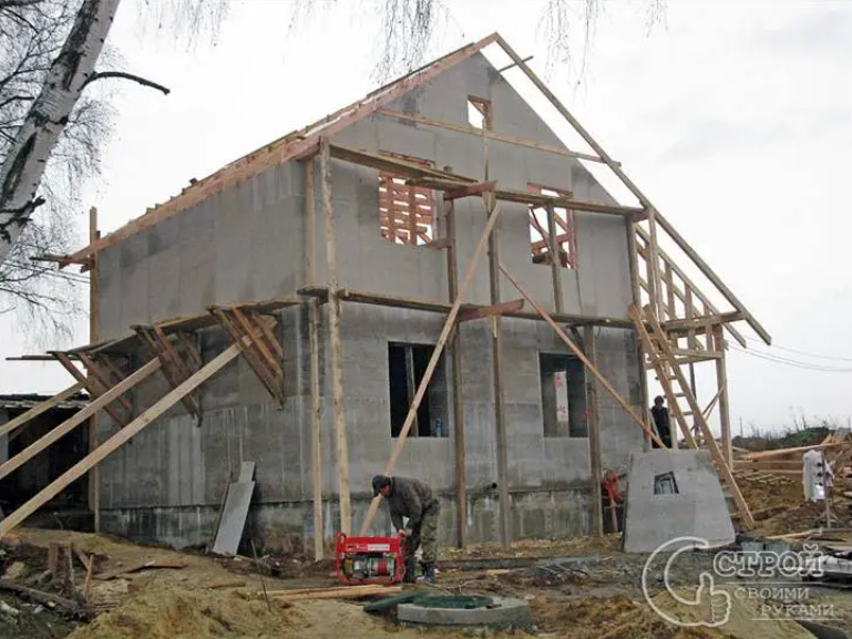 Стены из бетона своими руками. Как построить дом из бетонных панелей. Процесс приготовления бетонной смеси